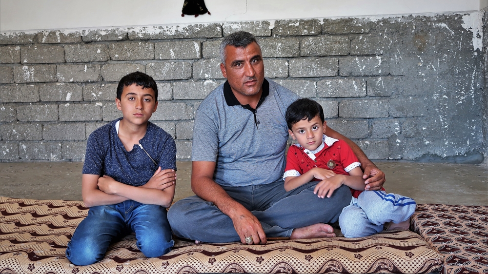 Yazidi men left behind