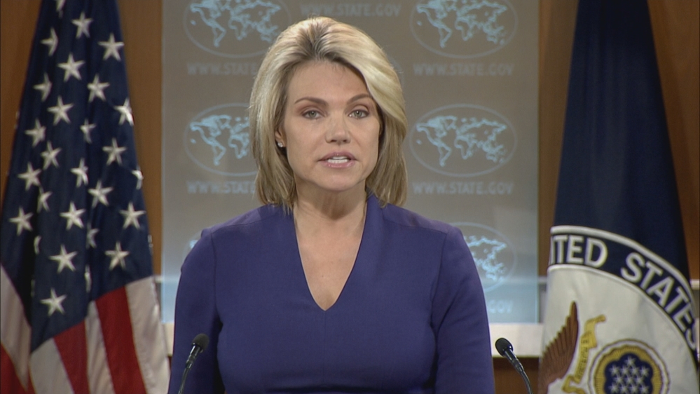 Heather Nauert, state department US spokesperson
