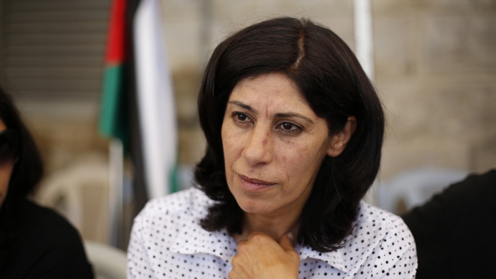 Palestinian MP from Ramallah Khalida Jarrar