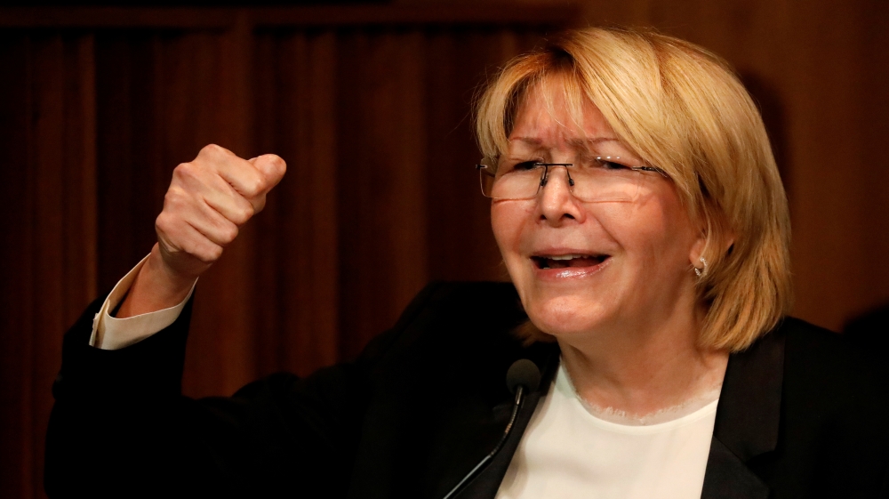 Venezuela''s chief prosecutor Luisa Ortega Diaz makes declarations during a news conference in Caracas
