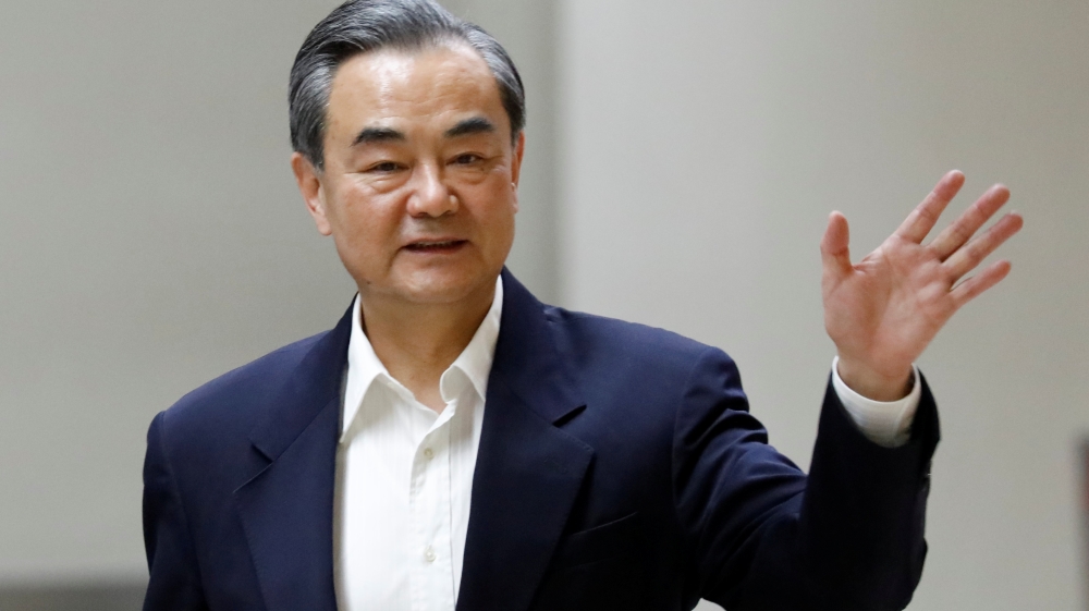 China foreign minister Wang Yi