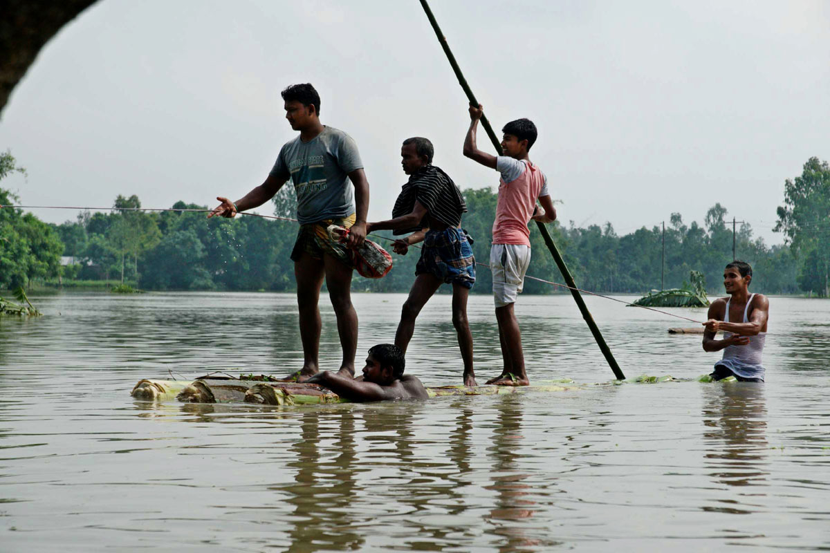 India, Nepal and Bangladesh Floods