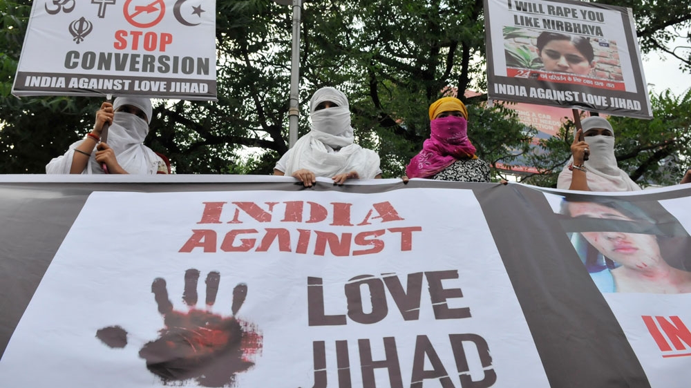 India anti-love jihad protests