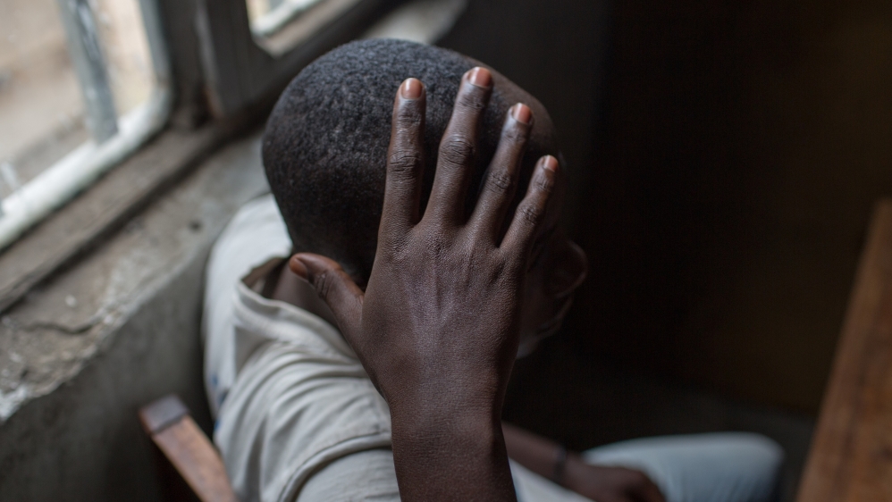 Personage Rukundu, 17, used to fight in the ranks of FDLR. For five years, Rukundu lived in the bush in Masisi Territory in the North Kivu province [Flavio Forner/Al Jazeera]
