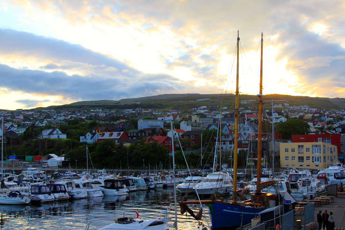 The spectacular scenery of the Faroe Islands is cloaked in darkness for half the year during the long, icy winters.