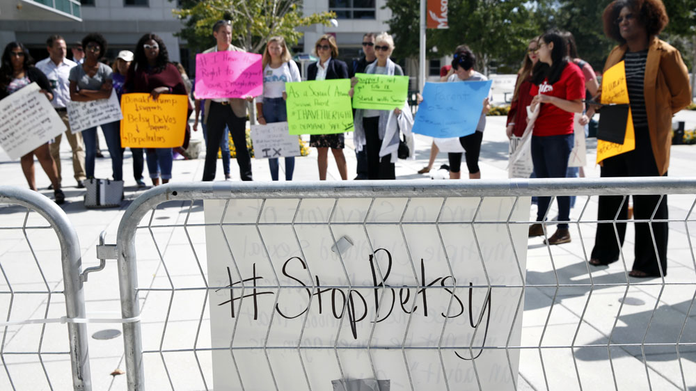 Victims of sexual violence Betsy DeVos