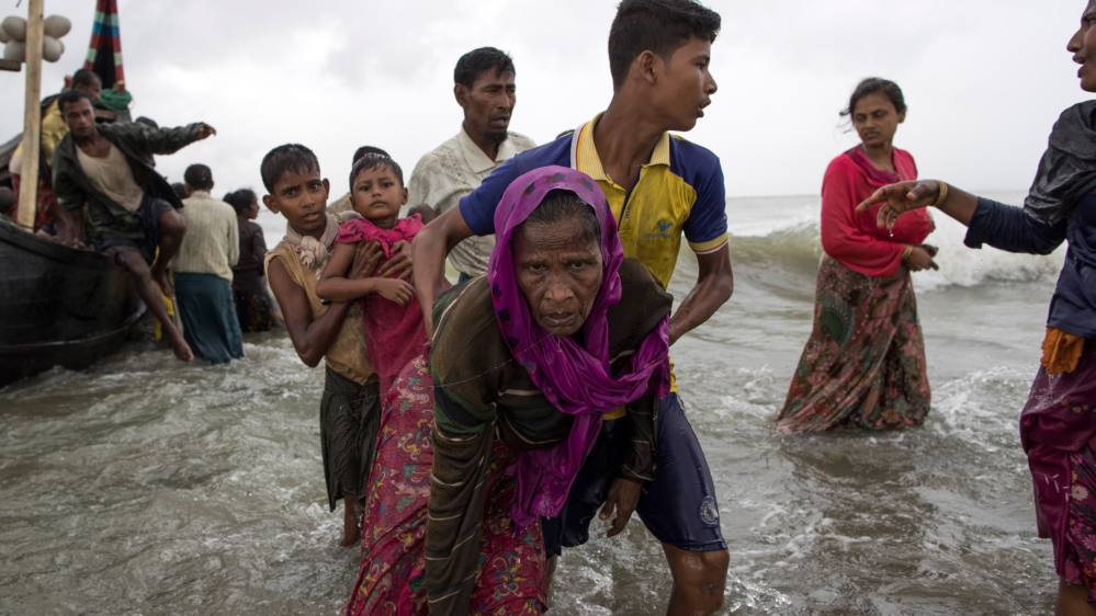 More than 313,000 refugees have made their way across a difficult border region since August 25 [Getty]