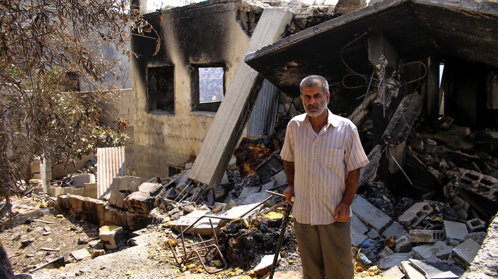 'Killing my son was not enough for the Israelis. They had to come and destroy my home, too' [Jaclynn Ashly/Al Jazeera] 