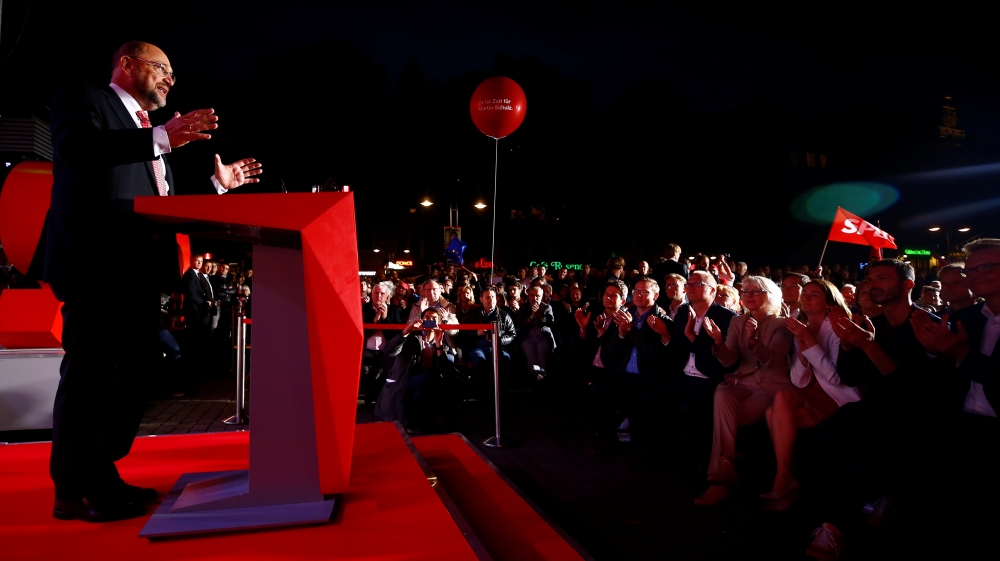 SPD Chancellor candidate Martin Schulz campaigns in Cologne