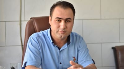 Dilshad Abdul, 28, says he will vote 'No' as he believes the conditions are not right for independence [Halwest Abdulkareem/Al Jazeera]