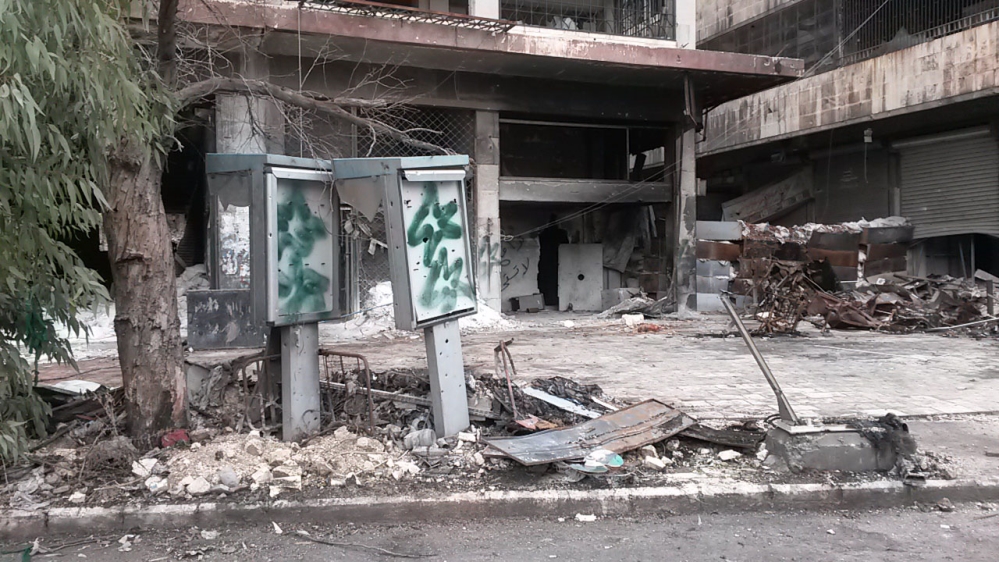 Once a vibrant neighbourhood, the Sabaa Bahrat district was also famous for its cafes and restaurants [Natay Abdullah/Al Jazeera]