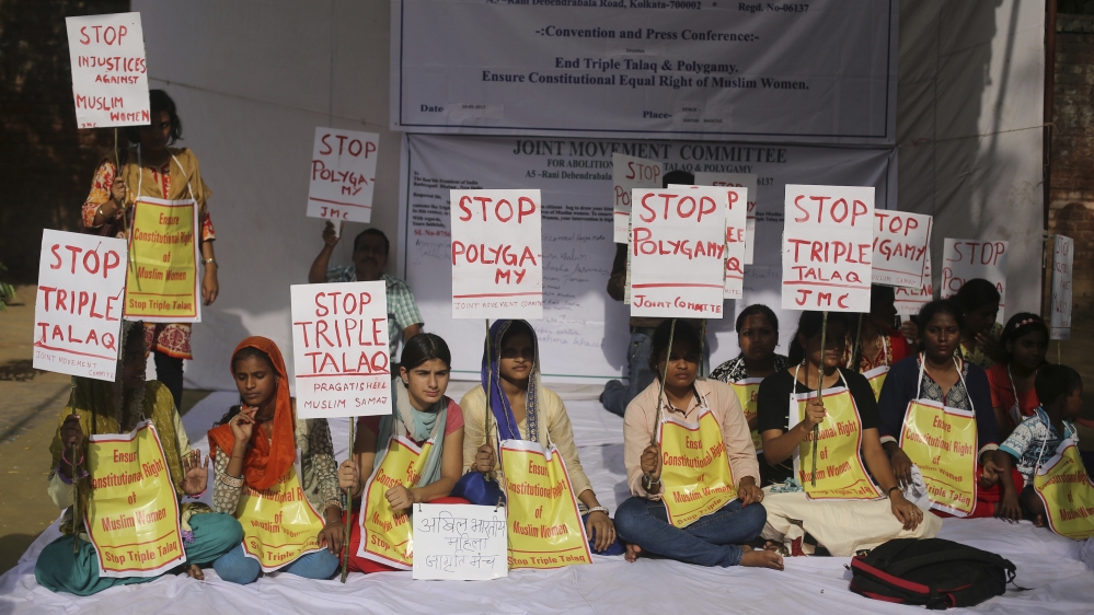 Triple Talaq protest AP