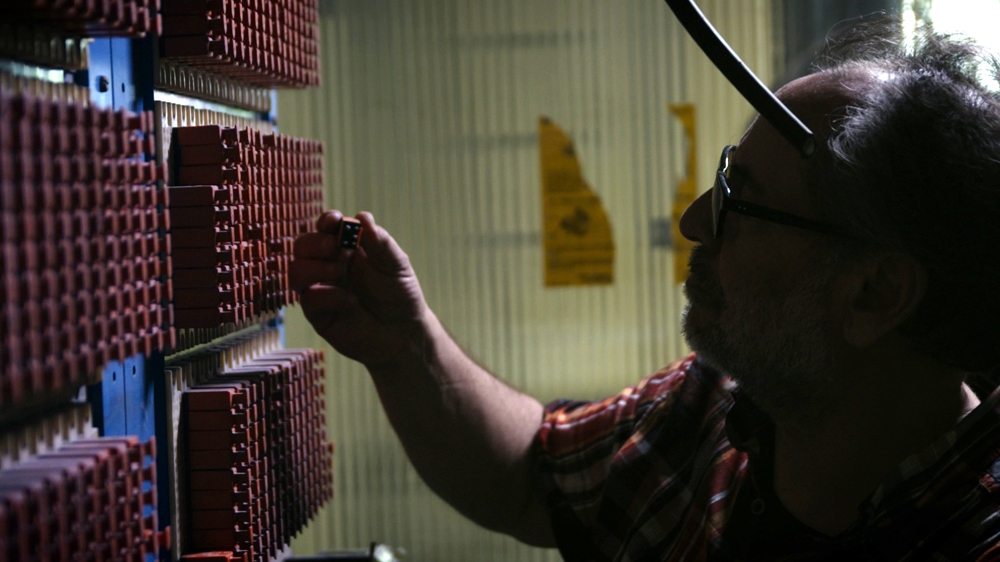 During his training, Jorge Lubbert learned skills including how to wiretap phones [Screengrab/Al Jazeera] 