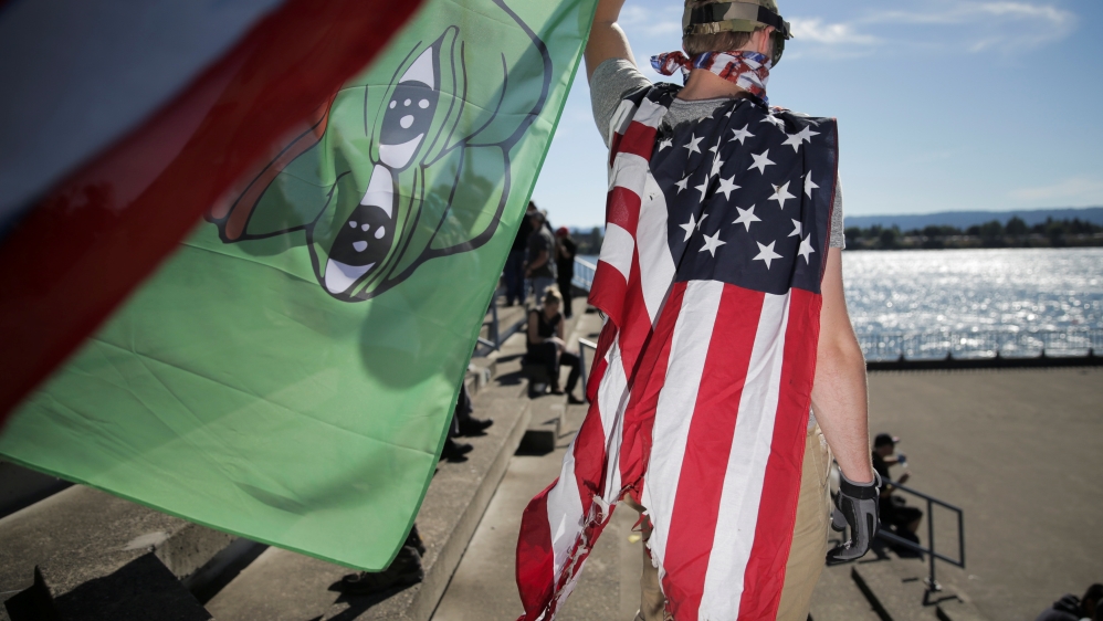 White supremacists have increasingly clashed with anti-fascists throughout the US [File: Reuters]