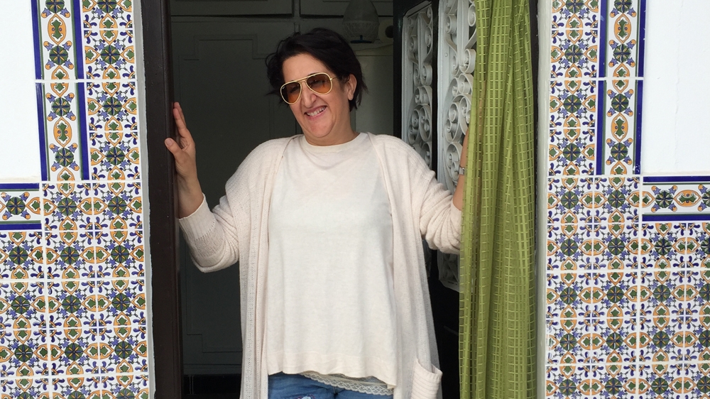 'Theatre is my weapon,' says Wajiha Jendoubi. 'I will reject those things [extremism] and cross them out.'