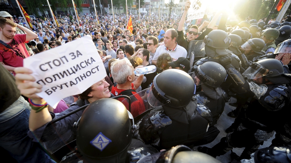 Macedonia protests