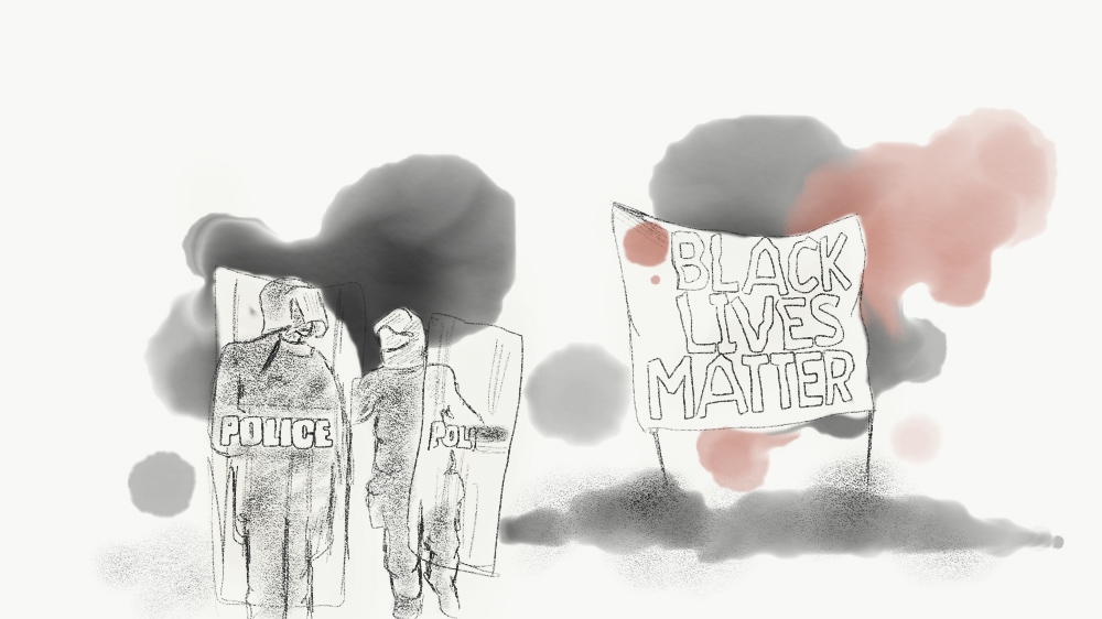 State of policing under Trump - Illustration