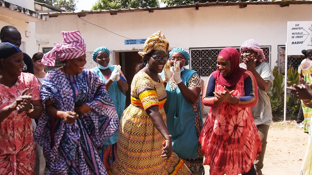 The women broadcast their message in more than 15 languages across the country [Lucia He/Al Jazeera]