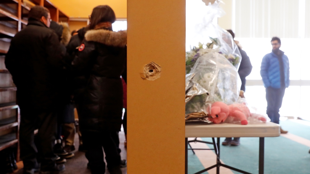 The shooting killed six men and injured more than a dozen others [Mathieu Belanger/Reuters]