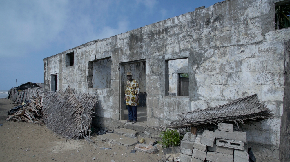 Ivory Coast''s Lahou-Kpanda threatened by rising tides, coastal erosion