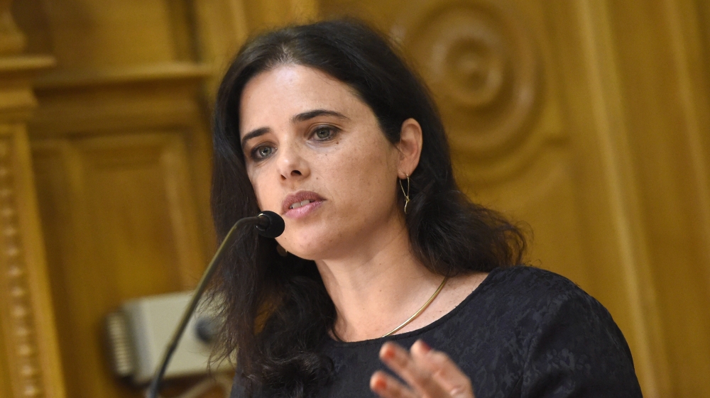 Israeli Justice Minister Ayelet Shaked