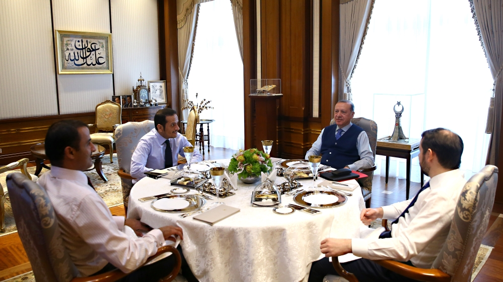 Emir of Qatar Sheikh Tamim bin Hamad Al Thani in Ankara