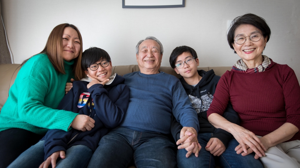 Closer to his family and an Instagram sensation, Lee is a happy grandpa [Joel Lawrence/Al Jazeera]