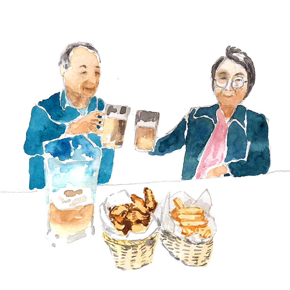 One of the drawings that Lee made for his grandchildren [Lee Chan-jae]