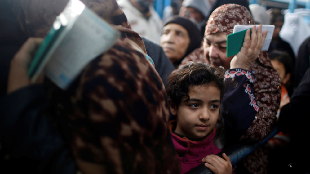 UN food distribution GAZA