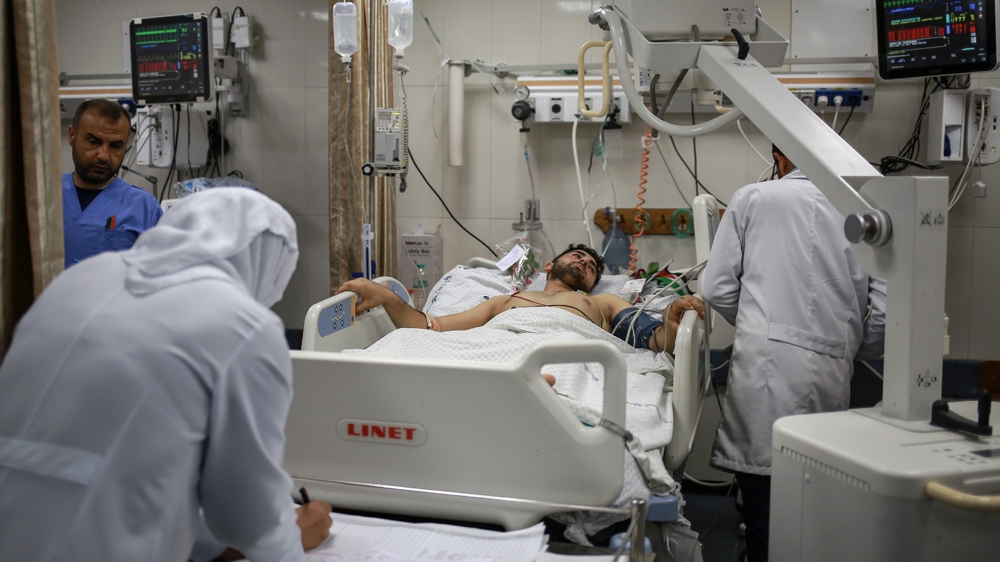 Shifa hospital Gaza Friday protests