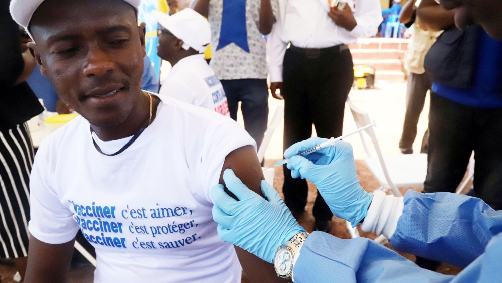 The WHO provided clinical care, protective gear and emergency medical facilities to contain Ebola in the DRC [Reuters]