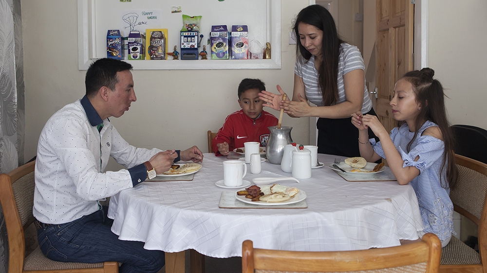 The community in Hull has rallied around the Celis family [Rich Wiles/Al Jazeera]