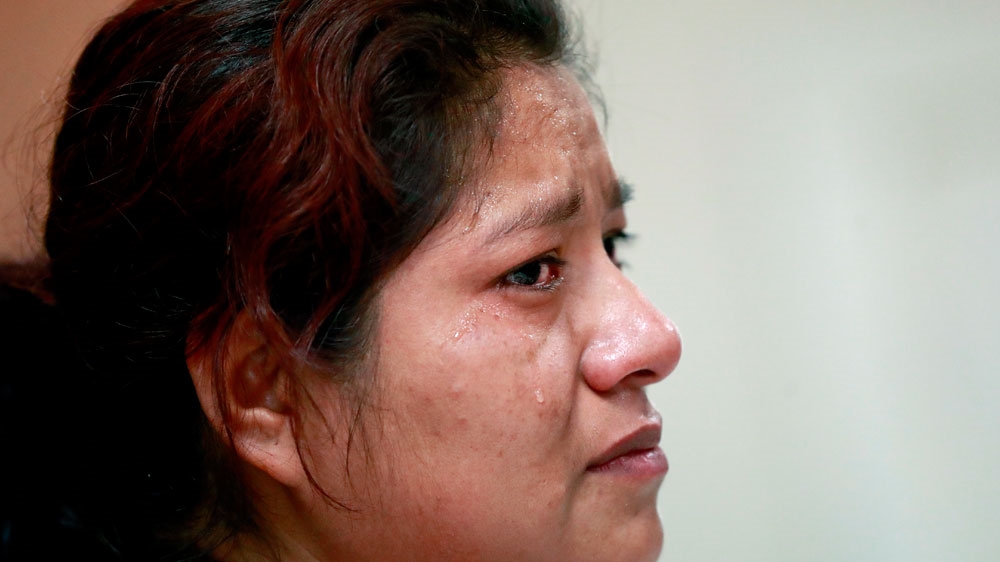 Miriam, from Guatemala, recounts her separation from her child at the border [File: Matt York/AP Photo] 