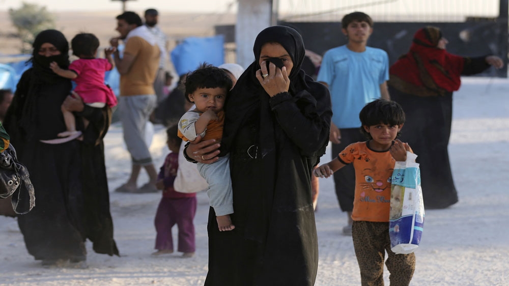 Raqqa refugees