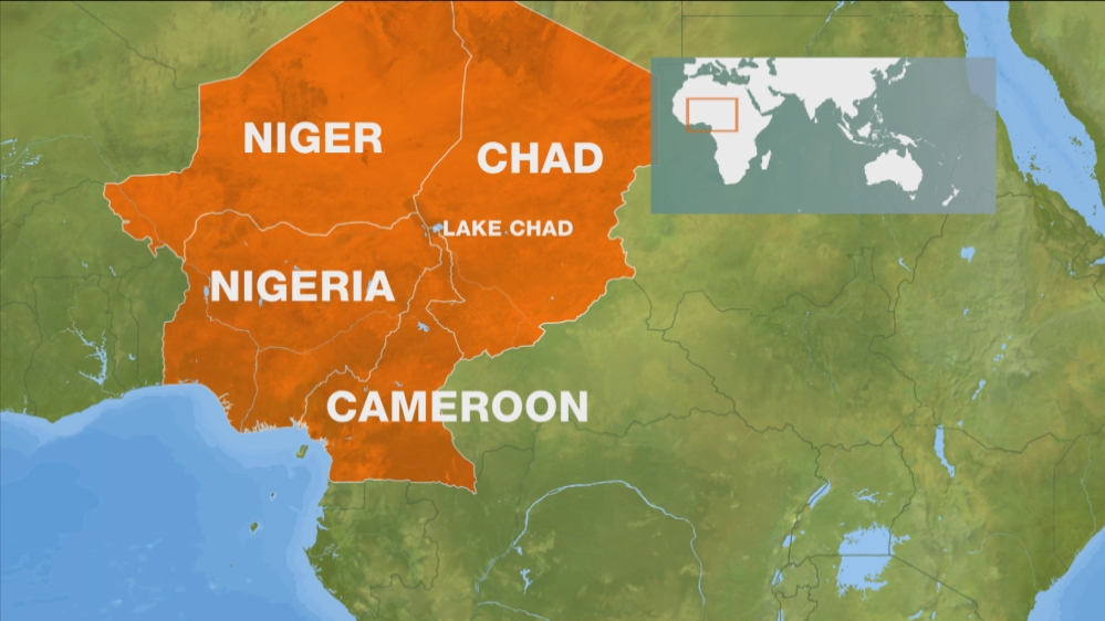 Lake Chad map