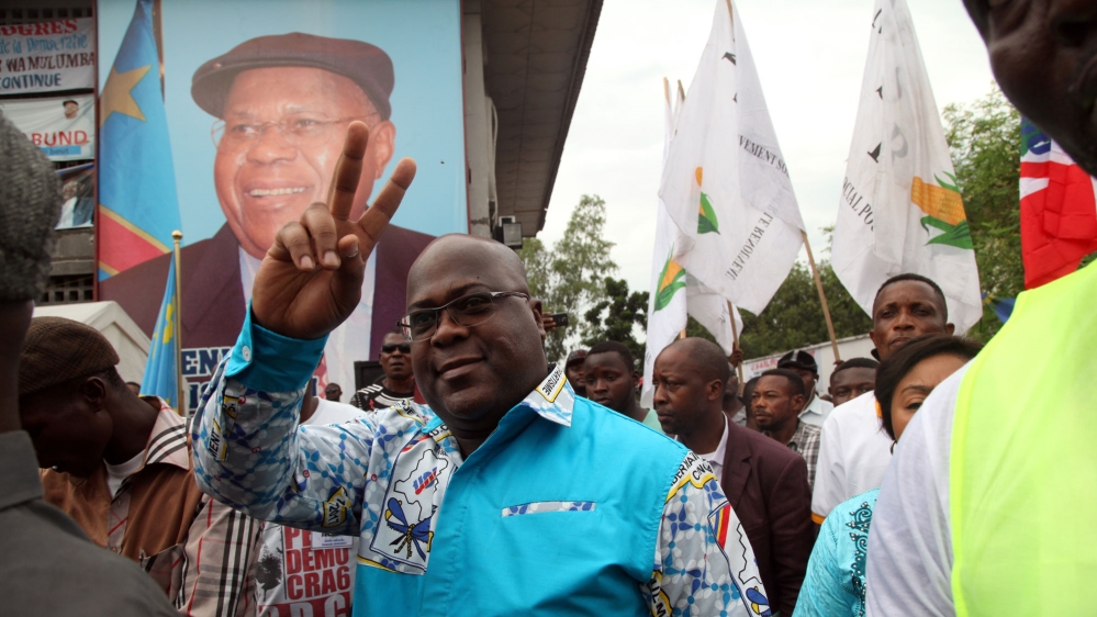 Felix Tshisekedi ranked joint-first alongside Bemba and Katumbi in a pre-election opinion poll published by the Congo Research Group in July [File: Kenny Katombe/Reuters]