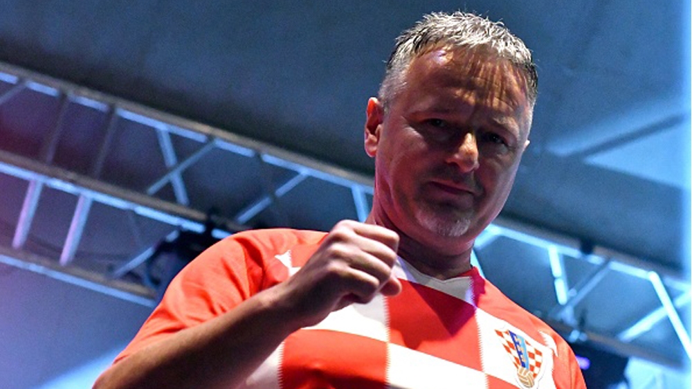 Croatian nationalist singer Marko Perkovic Thompson has held concerts for convicted Croat war criminals [Elvis Barukcic/AFP/Getty Images]