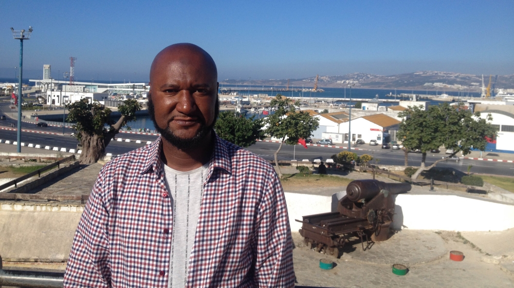 Alhassane Keita says he does not have a future in Mali and is willing to do low-paid work in Europe as long as he is safe [Joe Wallen/Al Jazeera]