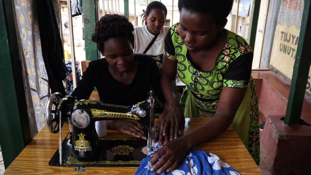 The Rwandan government has reduced tariffs on imported textiles but tailors say it will take some time before cost of production is reduced [Azad Essa/Al Jazeera]