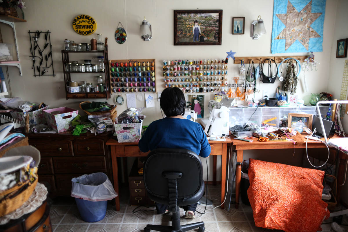 Kuspuk, the traditional dress of Alaska [Showkat Shafi/ Al Jazeera]