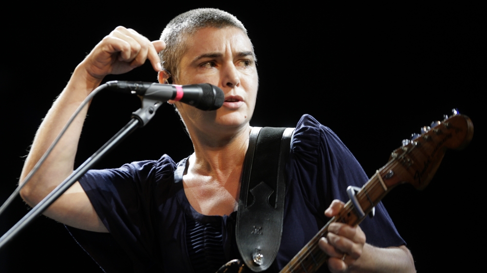 Irish singer Sinead O''Connor performs on stage during the Positivus music festival in Salacgriva