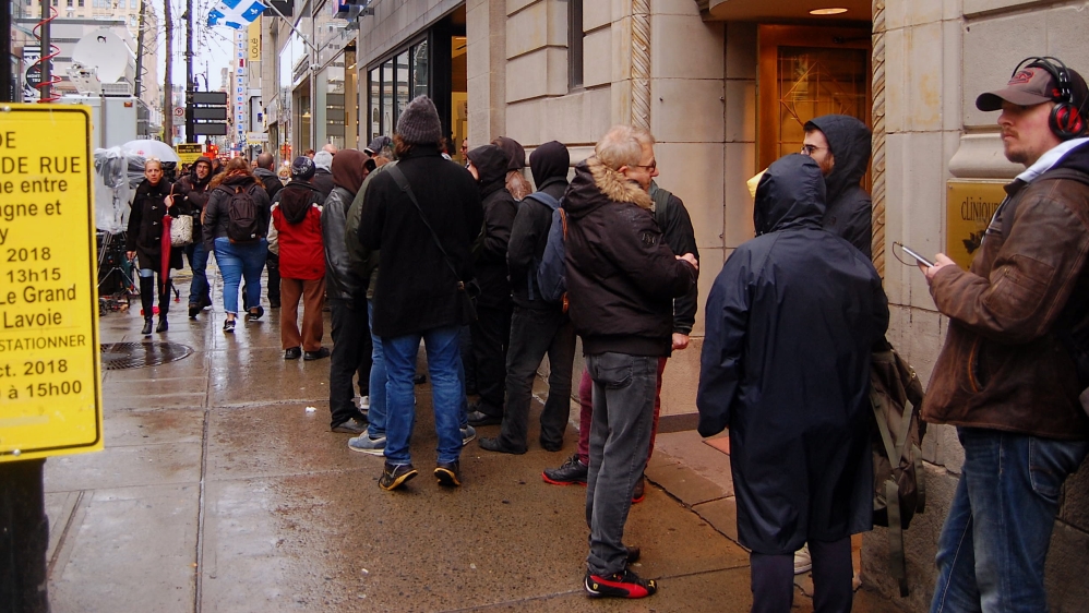 More than 100 cannabis stores opened across the country on Wednesday, the Associated Press reported [Jillian Kestler-D'Amours/Al Jazeera] 