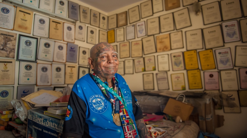 Rishi has one son and says when he dies, he wants to dedicate his body to Ripley's Believe It or Not!, a company dealing with bizarre events and items [Courtesy: Har Prakash Rishi]