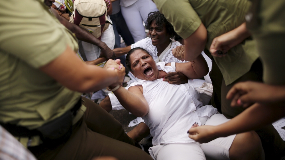 Freedom of speech and assembly are tightly controlled on the island [Ueslei Marcelino/Reuters]