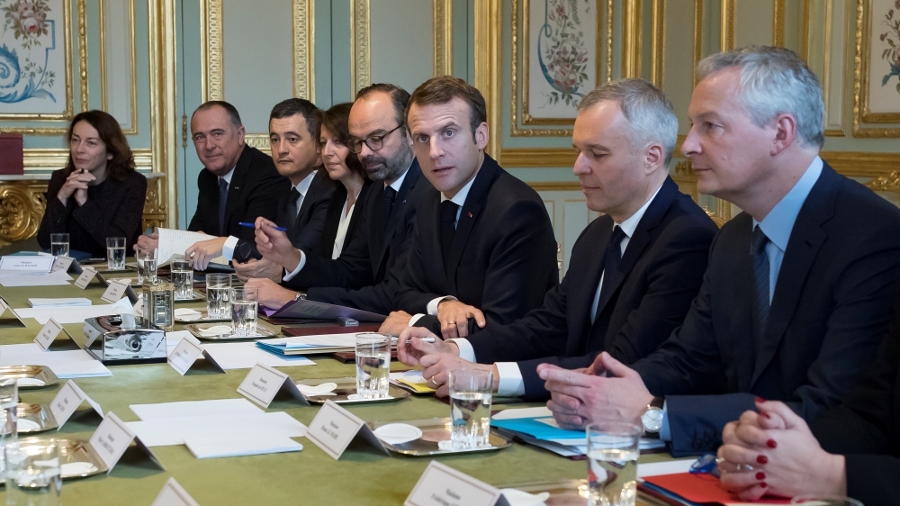Ecology meeting at Elysee Palace in Paris