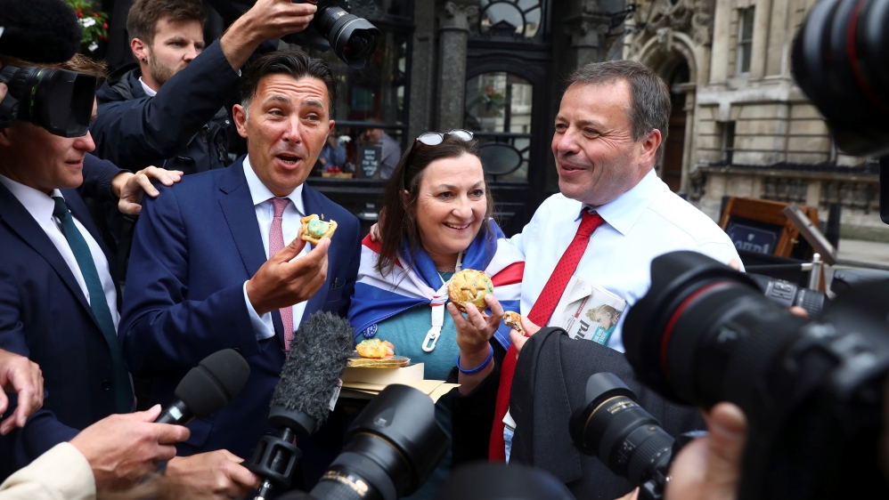 Leave.EU campaign leaders Reuters