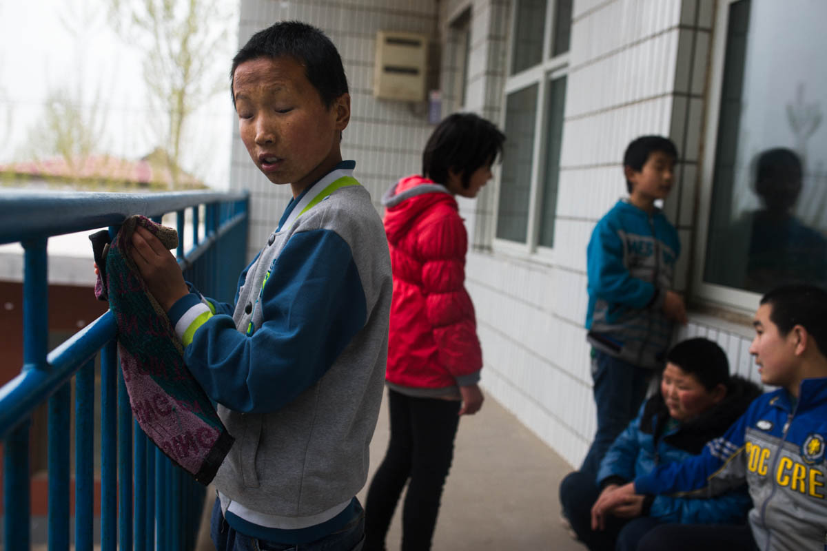 The students all take responsibility for cleaning their classrooms and public areas.