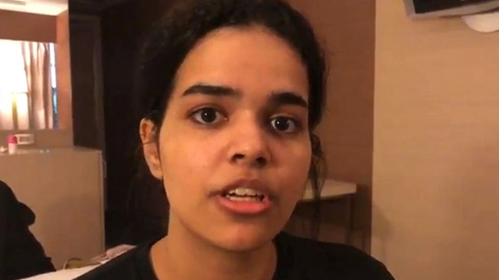 This screen grab from a video released to AFPTV via the Twitter account of Rahaf Mohammed al-Qunun on January 7, 2019 shows a still of Qunun speaking in Bangkok on January 7. Rahaf Mohammed al-Qunun held at Bangkok airport said she would be killed if she was repatriated by Thai immigration officials, who confirmed the 18-year-old was denied entry to the country on January 6. Qunun told AFP she was stopped by Saudi and Kuwaiti officials when she arrived in Suvarnabhumi airport in Bangkok and her travel document was forcibly taken from her, a claim backed by Human Rights Watch. Handout / Courtesy of Rahaf Mohammed al-Qunun / AFP