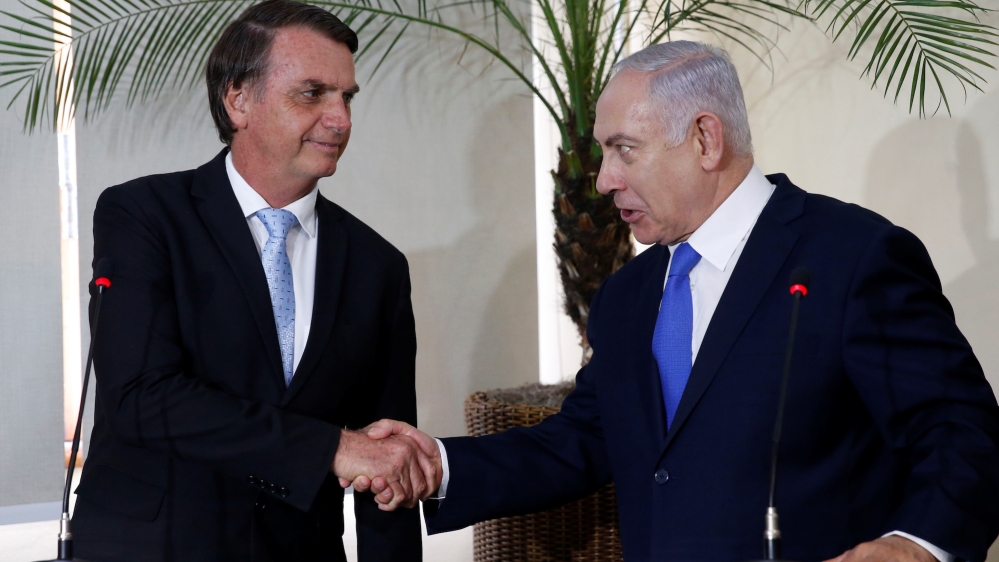 Bolsonaro and Netanyahu Reuters