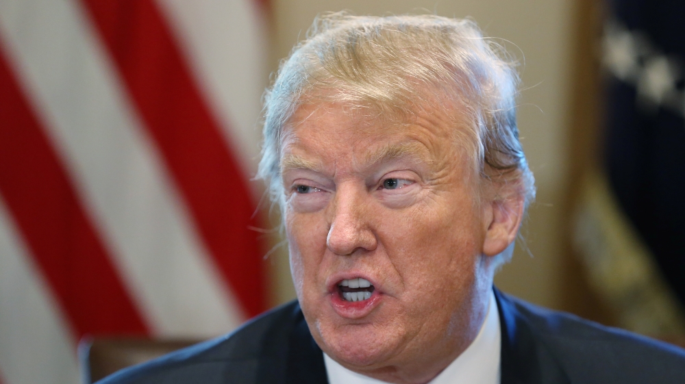 U.S. President Trump hosts roundtable discussion on border security at White House in Washington